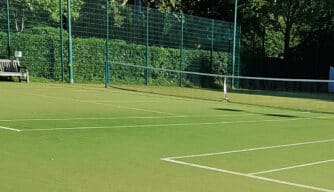 Artificial Grass Tennis Court Maintenance