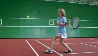 Professional Tennis Practice Wall