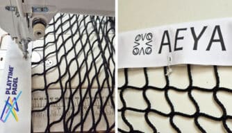 Branded Padel Nets & Custom Branding Strips